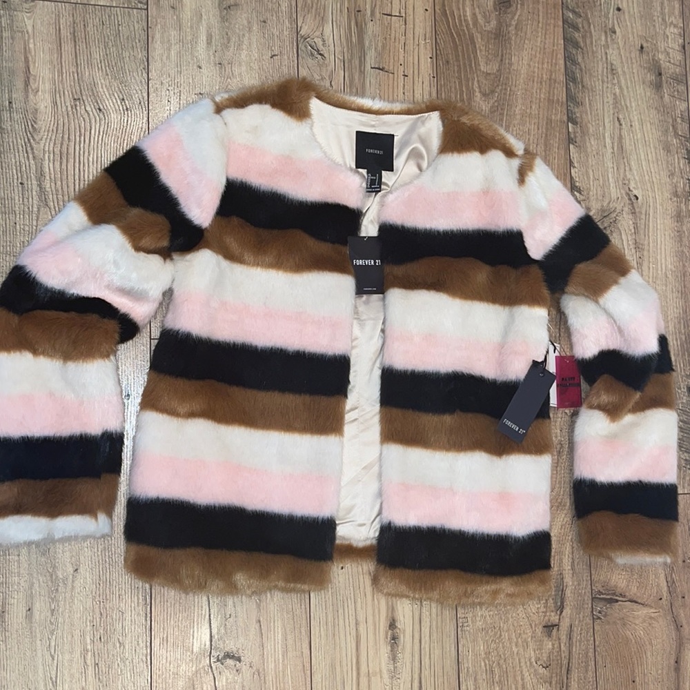 Forever 21 Furry/Teddy Jacket